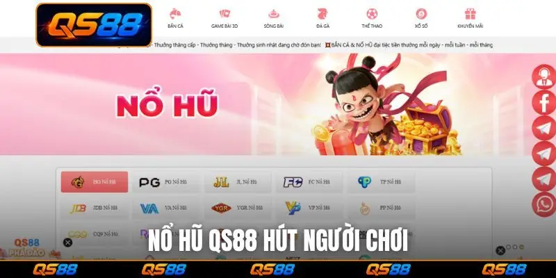 Nổ hũ QS88 hút người chơi